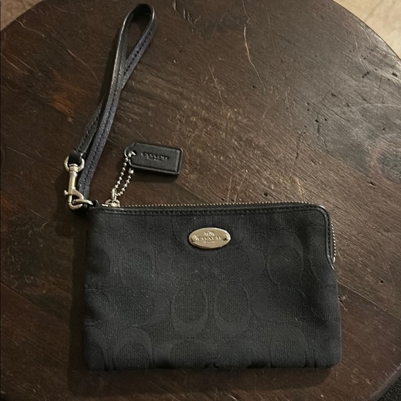 Coach Black Wristlet - Picture 1 of 5